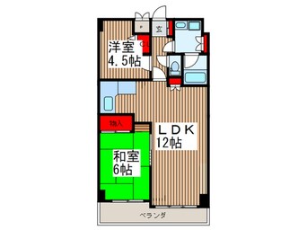 間取図 グリーンパークウェスト川口