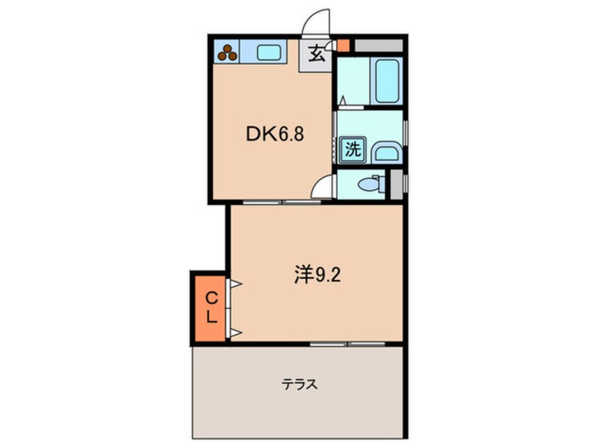 間取図 シャト－レ千石