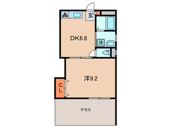 間取図 シャト－レ千石