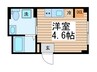 Brisa三ノ輪 1Rの間取り
