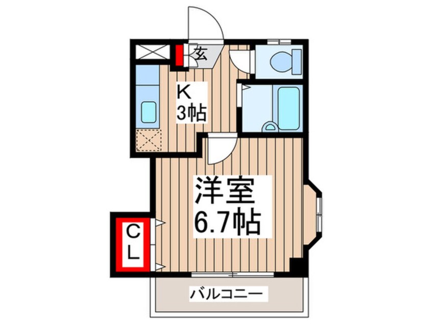 間取図 航空公園ＨＡビル