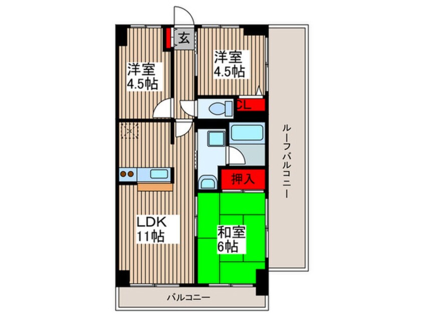 間取図 ファ－ストシティ大宮