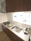 キッチン 猫と住む家　La vie En Rose