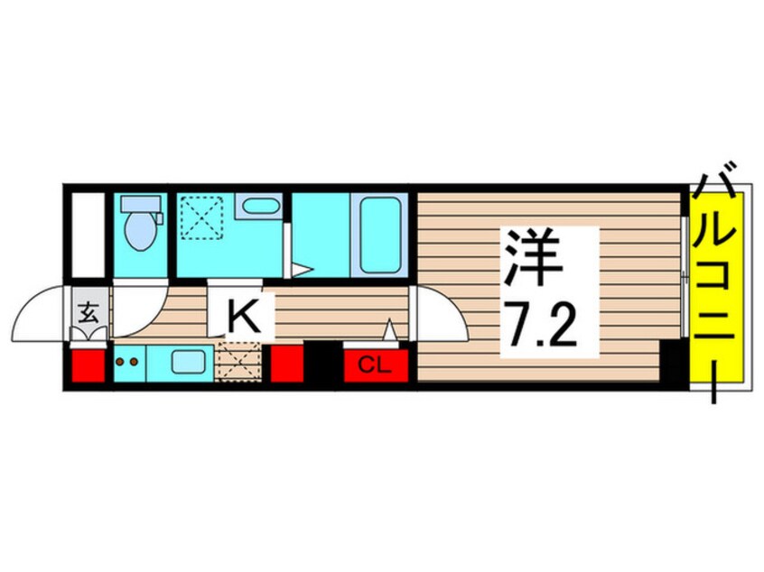 間取図 クレストコート綾瀬