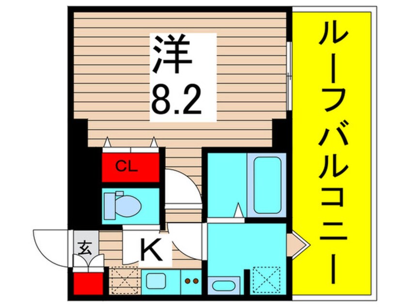 間取図 クレストコート綾瀬