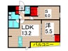 クレストコート綾瀬 1LDK+Sの間取り