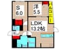 クレストコート綾瀬 1LDK+Sの間取り