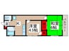 魚銀ビル 2Kの間取り