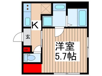 間取図 仮）足立区千住龍田町新築工事
