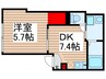 仮）足立区千住龍田町新築工事 1DKの間取り