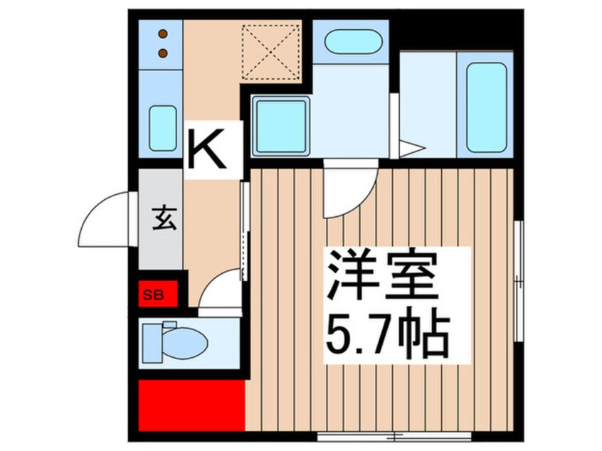 間取図 仮）足立区千住龍田町新築工事