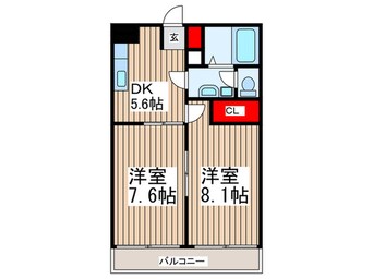 間取図 アンプルール　フレア