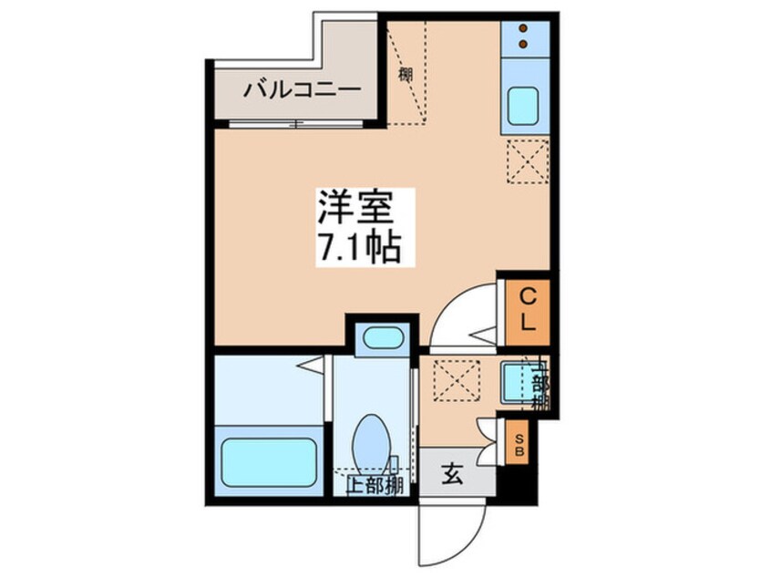 間取図 エクセラン東立石