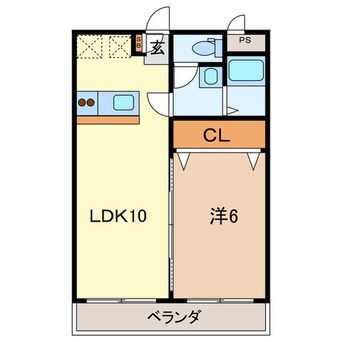 間取図 フローレス八番館