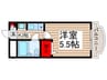 メゾンYOU&YOU 1Kの間取り