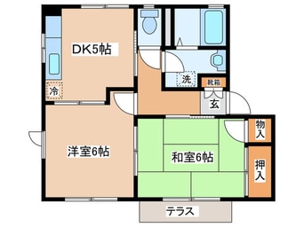 間取図 サウス・ドミ－ル