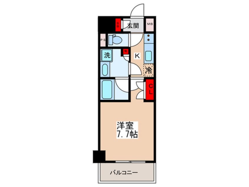 間取図 ディームス駒込