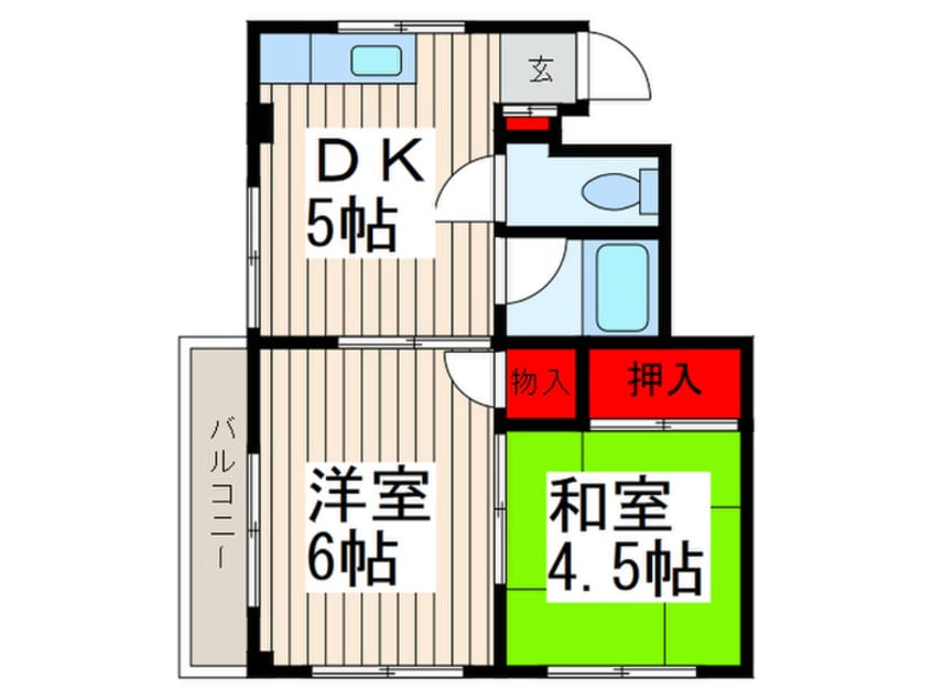 間取図 コ―ポアゼリア