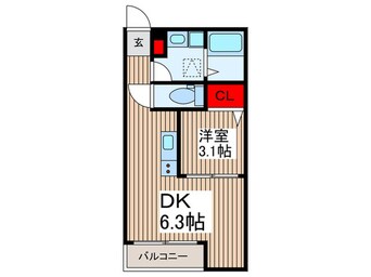 間取図 green corpo Ⅶ