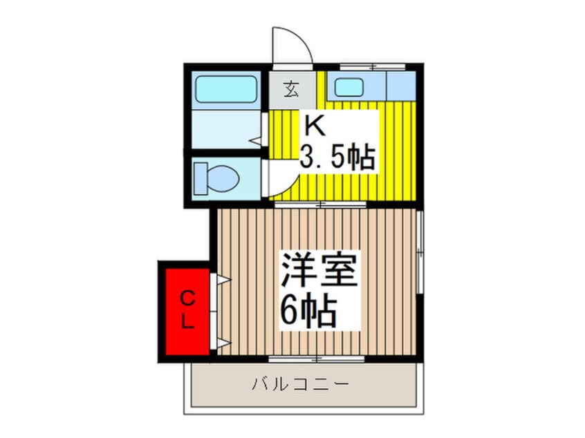 間取図 第１０丸三マンション