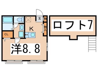 間取図 ホワイトウィング一ノ宮