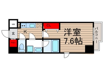 間取図 クレヴィスタ亀戸Ⅵ