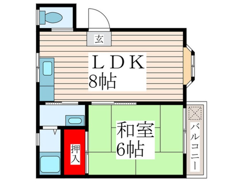 間取図 田代マンション