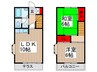 テラス富澤 2LDKの間取り