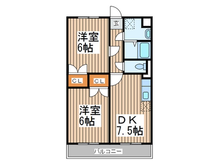 間取り図 アンプルールフェールK2