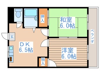 間取図 大沢コ－ポ