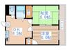 大沢コ－ポ 2DKの間取り
