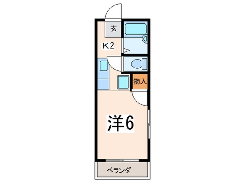 間取図 コ－ポふじ