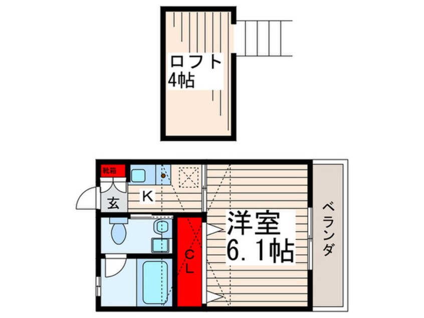 間取図 エステービル