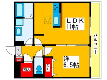 間取図 プリムローズＫ