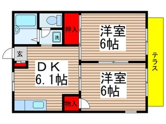 間取図 サンシティコスモＡ