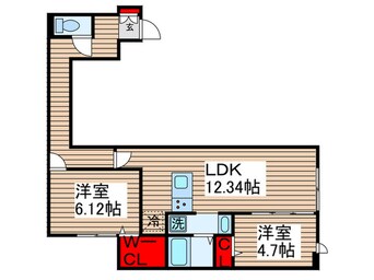 間取図 アヴァンス千住緑町