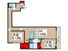 アヴァンス千住緑町 2LDKの間取り