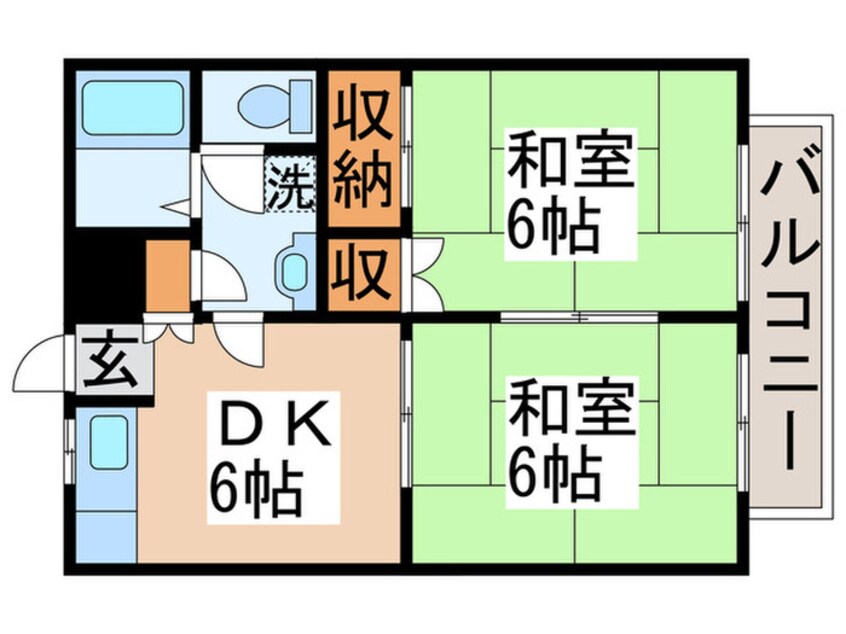 間取図 エントピア新和Ⅰ