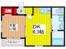 Ｂｒｉｌｌａｎｔｅ東浦和 1DKの間取り