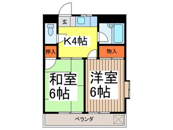 間取図 ロイヤルマンション平岡