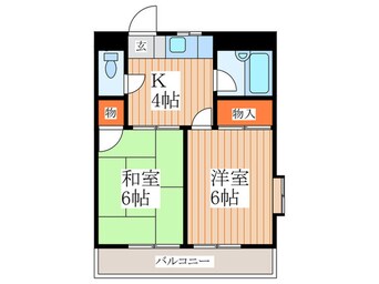 間取図 ロイヤルマンション平岡