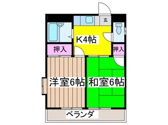 間取図 ロイヤルマンション平岡