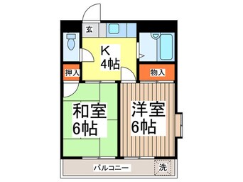 間取図 ロイヤルマンション平岡