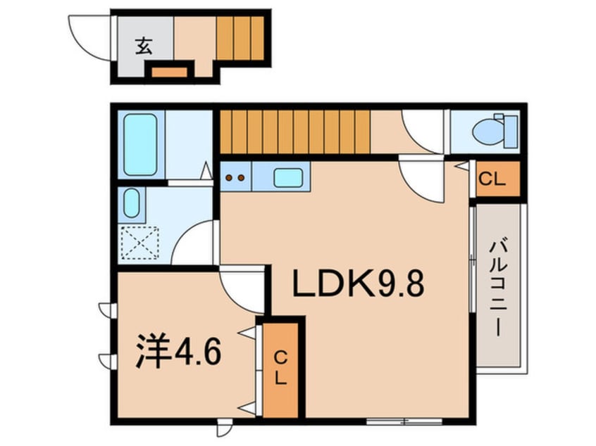 間取図 ポラリス中村橋