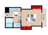 サンドエル宮崎 1Kの間取り