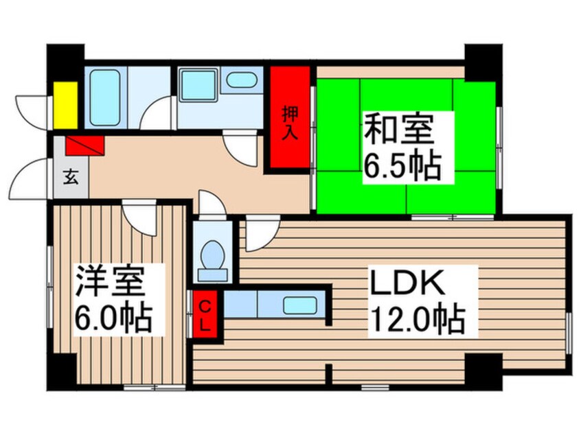 間取図 アベニュー本川越