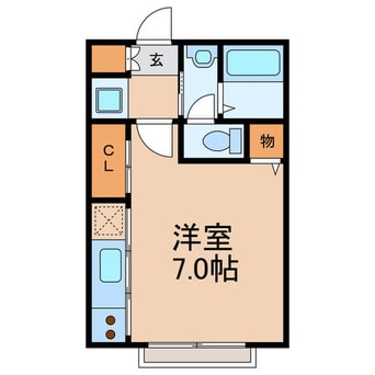 間取図 ローズ南柏