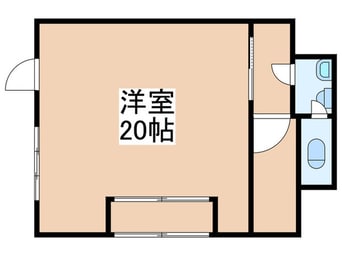 間取図 コーポ四季村上