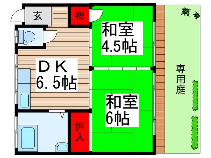 間取り図 金子住宅２号棟
