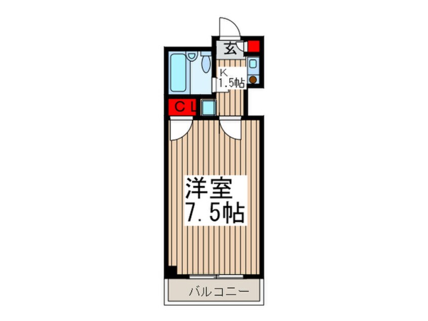 間取図 サニーサイド武蔵浦和